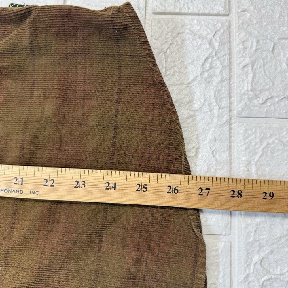 Volcom Brown Corduroy Shirt Long Sleeve Skate Snowboard Shirt Jacket Mens Small - Picture 4 of 4